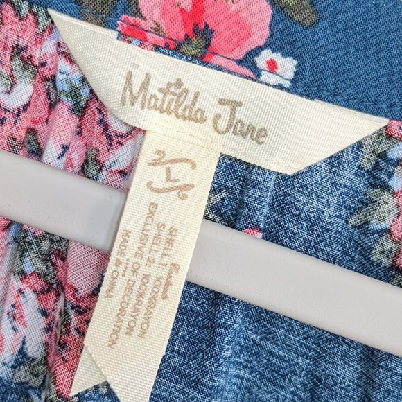 Matilda Jane Make Believe Floral Cottagecore Boho Top - Picture 5 of 6